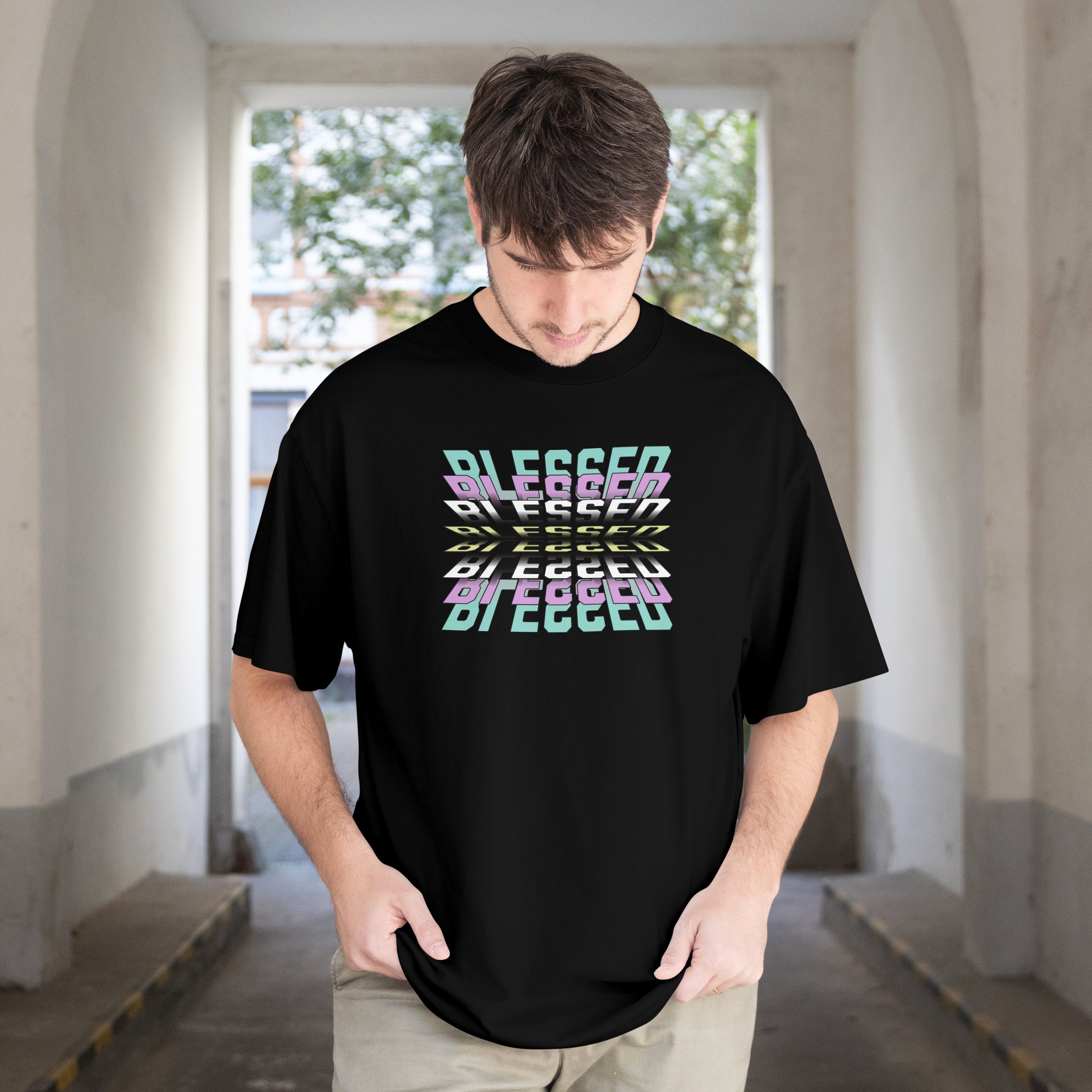 Blessed Reflection Tee – Crown & Cross
